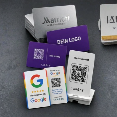 Business - Starter Pack ( 1 Customised Business card, 1 review Card & 1 NFC Stands )